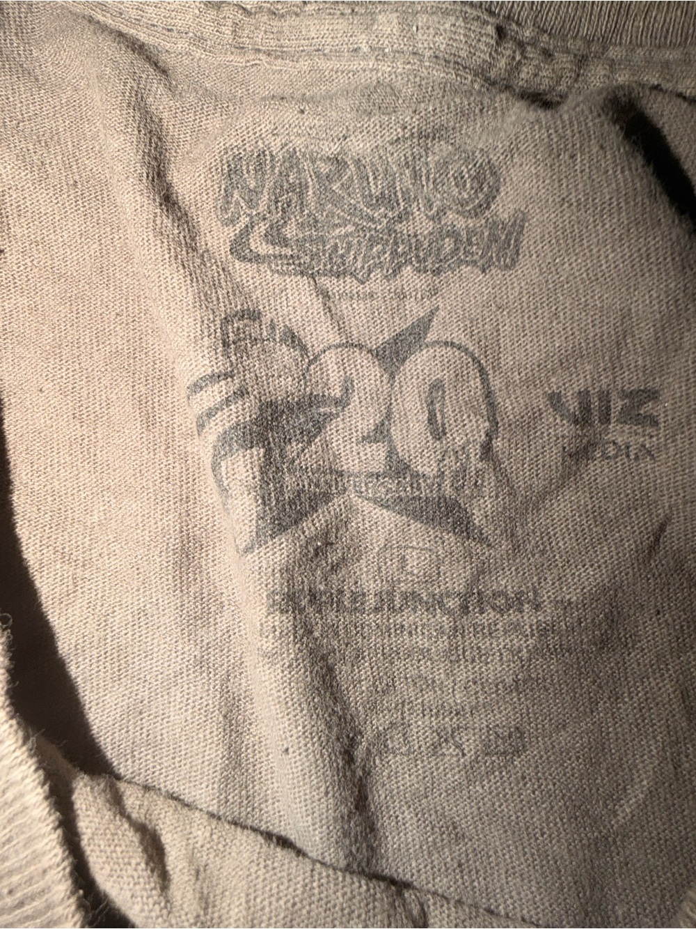 Unbranded Men's Brown Short Sleeve Anime Graphic Tee - Picture 3 of 3